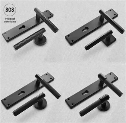 Dørhåndtag med lav profil med lås